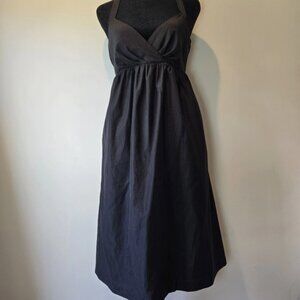 GAP Women's Silk Cotton Blend High Waist Babydoll Dress 6